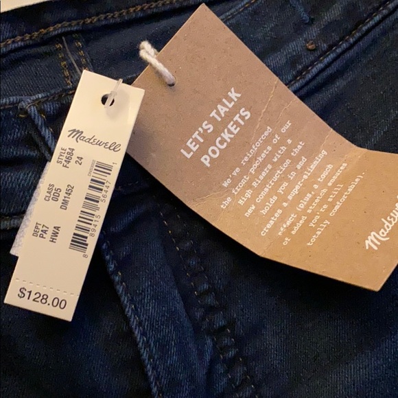 MADEWELL 10" High-Rise Skinny Jeans Hayes Wash - Picture 9 of 16